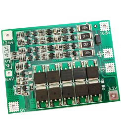 Контролер заряду розряду, балансир BMS Li-ion батарей 16.8В 18650 26650 4S-40A