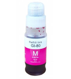 Чернила, краска Refill Ink для Canon PIXMA G5040 / G6040 / G7040 / GM2040 Magenta Водорастворимые 70 мл / GI-80-M