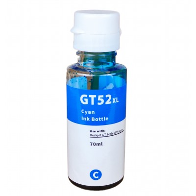 Чернила, краска HP DeskJet GT5810 / GT5820 / Ink Tank 115 / 315 / Cyan,70 ml / GT52-C Чернила, краска HP DeskJet GT5810 / GT5820 / Ink Tank 115 / 315 / Cyan,70 ml / GT52-C