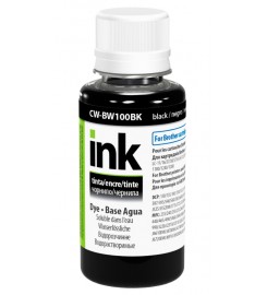 Чернила, краска ColorWay Brother BW100 Black Водорастворимые 100 мл / CW-BW100BK01