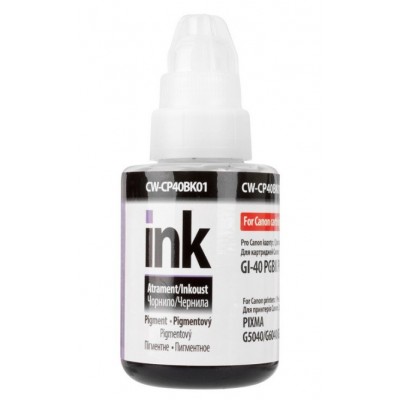 Чернила, краска ColorWay Canon CP40 Black pigment 135 мл / CW-CP40BK01 Чернила, краска ColorWay Canon CP40 Black pigment 135 мл / CW-CP40BK01