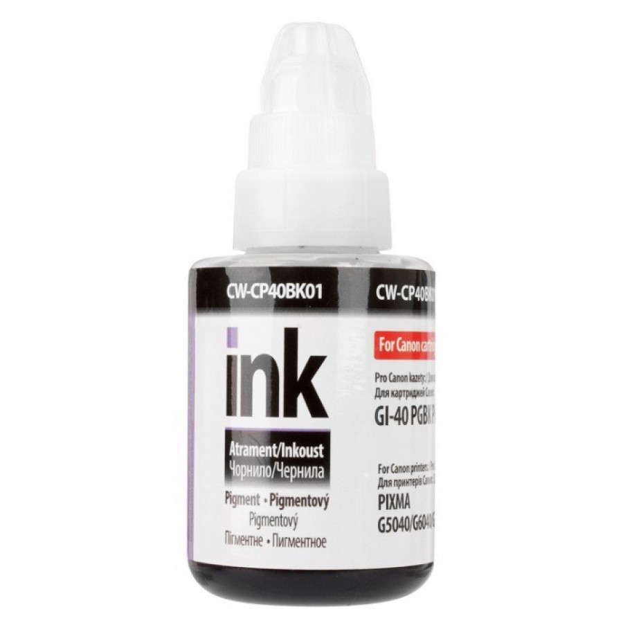 Чернила, краска ColorWay Canon CP40 Black pigment 135 мл / CW-CP40BK01 с быстрой доставкой