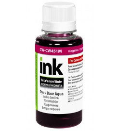 Чернила, краска ColorWay Canon CW451 Magenta Водорастворимые 100 мл / CW-CW451M01
