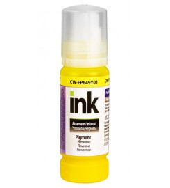 Чернила, краска ColorWay Epson EP649 Yellow Пигментные 70 мл / CW-EP649Y01