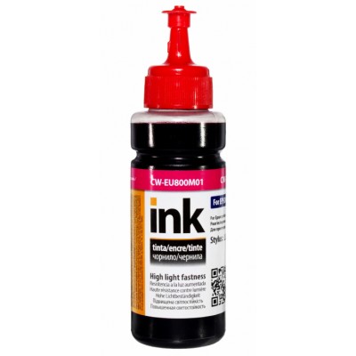 Чернила повышенной светостойкости ColorWay Epson EU800 UV Magenta Водорастворимые 100 мл / CW-EU800M01 Чернила повышенной светостойкости ColorWay Epson EU800 UV Magenta Водорастворимые 100 мл / CW-EU800M01