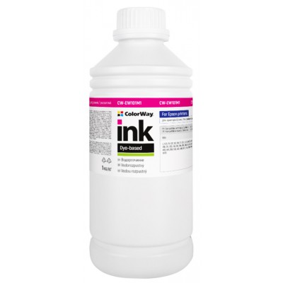 Чернила, краска ColorWay Epson EW101 Magenta Водорастворимые 1000 мл / CW-EW101M1 Чернила, краска ColorWay Epson EW101 Magenta Водорастворимые 1000 мл / CW-EW101M1