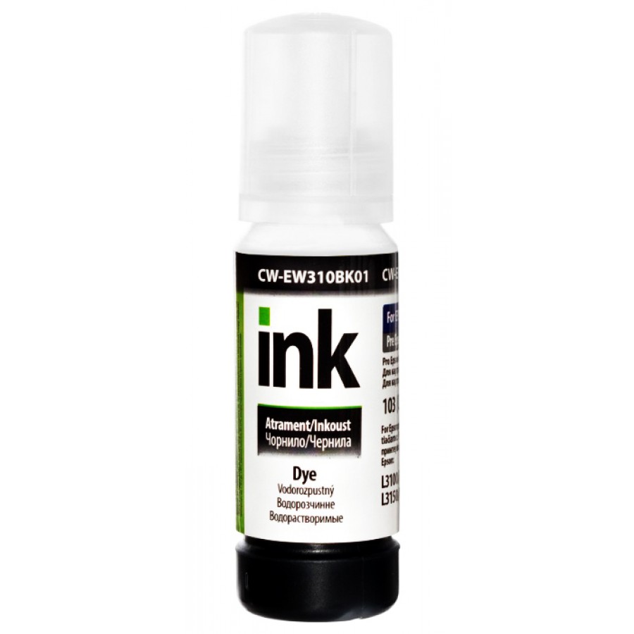 Чернила, краска ColorWay Epson EW310 Black Водорастворимые 70 мл / CW-EW310BK01 с быстрой доставкой