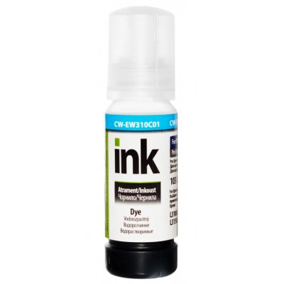 Чернила, краска ColorWay Epson EW310 Cyan Водорастворимые 70 мл / CW-EW310C01 Чернила, краска ColorWay Epson EW310 Cyan Водорастворимые 70 мл / CW-EW310C01