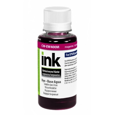Чернила, краска ColorWay Epson EW400 Magenta Водорастворимые 100 мл / CW-EW400M01 Чернила, краска ColorWay Epson EW400 Magenta Водорастворимые 100 мл / CW-EW400M01