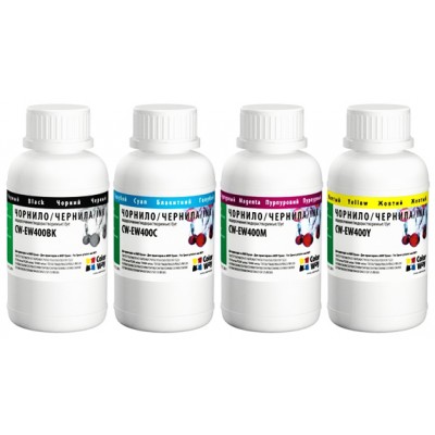 Комплект чернил ColorWay Epson EW400 BK/C/M/Y 4x200 мл / CW-EW400SET02 Комплект чернил ColorWay Epson EW400 BK/C/M/Y 4x200 мл / CW-EW400SET02
