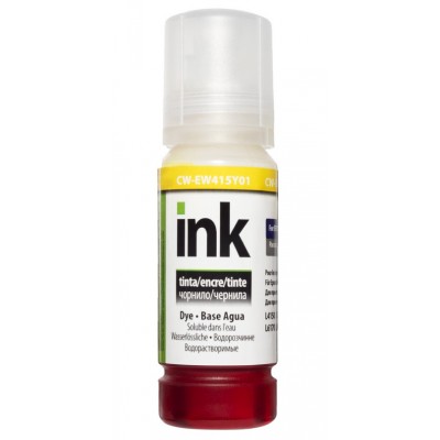 Чернила, краска ColorWay Epson EW415 Yellow Водорастворимые 70 мл / CW-EW415Y01 Чернила, краска ColorWay Epson EW415 Yellow Водорастворимые 70 мл / CW-EW415Y01