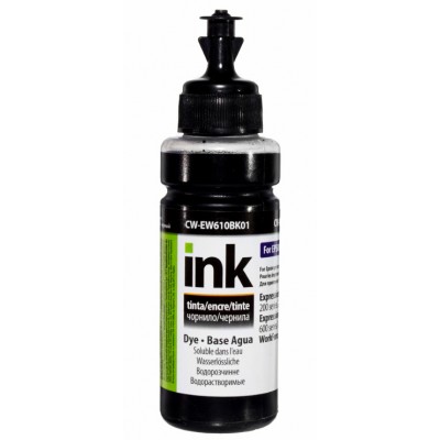 Чернила, краска ColorWay Epson EW610 Black Водорастворимые 100 мл / CW-EW610BK01 Чернила, краска ColorWay Epson EW610 Black Водорастворимые 100 мл / CW-EW610BK01