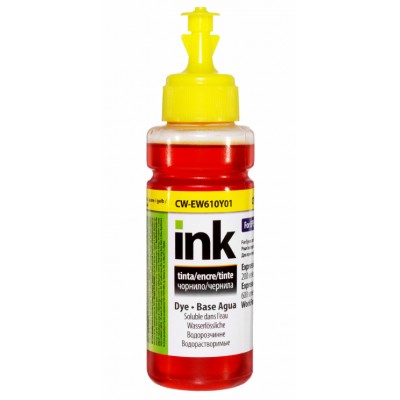 Чернила, краска ColorWay Epson EW610 Yellow Водорастворимые 100 мл / CW-EW610Y01 Чернила, краска ColorWay Epson EW610 Yellow Водорастворимые 100 мл / CW-EW610Y01