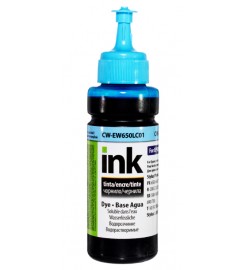 Чернила, краска ColorWay Epson EW650 Light Cyan Водорастворимые 100 мл / CW-EW650LC01