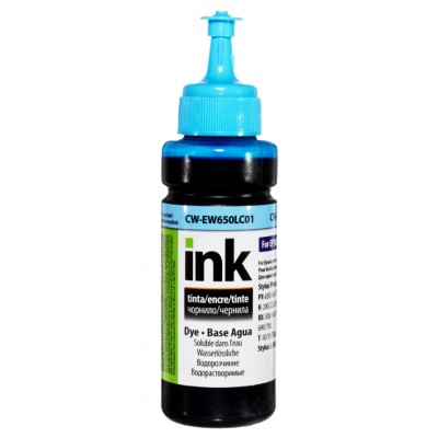 Чернила, краска ColorWay Epson EW650 Light Cyan Водорастворимые 100 мл / CW-EW650LC01 Чернила, краска ColorWay Epson EW650 Light Cyan Водорастворимые 100 мл / CW-EW650LC01