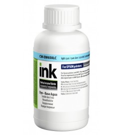 Чернила, краска ColorWay Epson EW650 Light Cyan Водорастворимые 200 мл / CW-EW650LC02