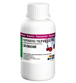 Чернила, краска ColorWay Epson EW650 Magenta Водорастворимые 200 мл / CW-EW650M02