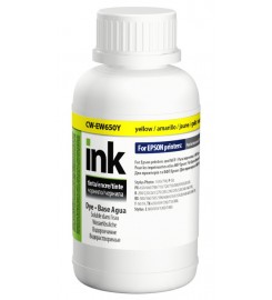 Чернила, краска ColorWay Epson EW650 Yellow Водорастворимые 200 мл / CW-EW650Y02