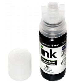 Чернила, краска ColorWay Epson EW716 Black Водорастворимые 70 мл / CW-EW716BK01