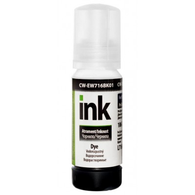 Чернила, краска ColorWay Epson EW716 Black Водорастворимые 70 мл / CW-EW716BK01 Чернила, краска ColorWay Epson EW716 Black Водорастворимые 70 мл / CW-EW716BK01