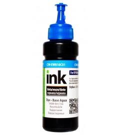 Чернила, краска ColorWay Epson EW810 Cyan Водорастворимые 100 мл / CW-EW810C01