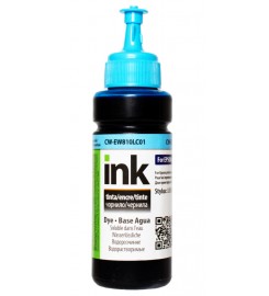 Чернила, краска ColorWay Epson EW810 Light Cyan Водорастворимые 100 мл / CW-EW810LC01