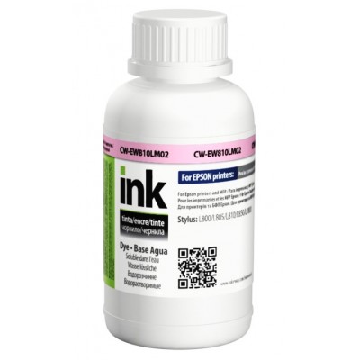 Чернила, краска ColorWay Epson EW810 Light Magenta Водорастворимые 200 мл / CW-EW810LM02 Чернила, краска ColorWay Epson EW810 Light Magenta Водорастворимые 200 мл / CW-EW810LM02