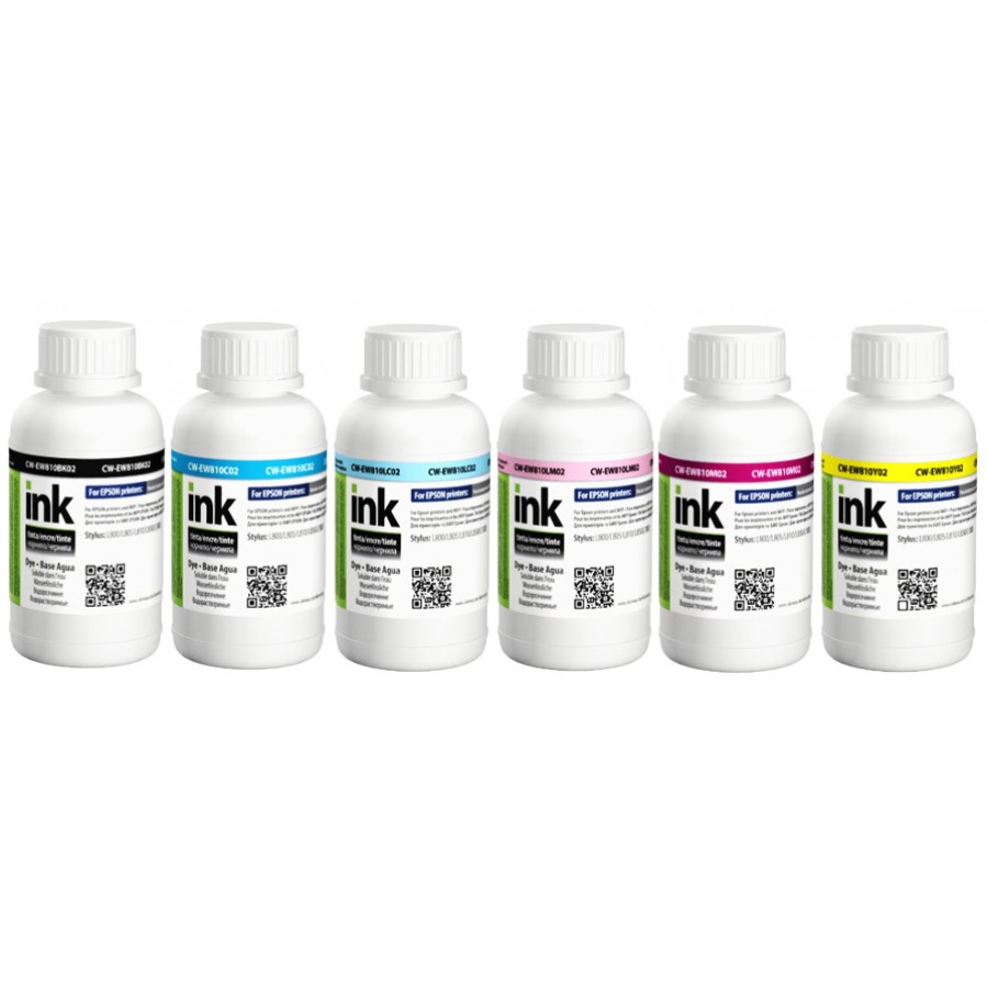 Комплект чорнила ColorWay Epson EW810 BK/C/LC/LM/M/Y 6x200 мл / CW-EW810SET02 з швидкою доставкою