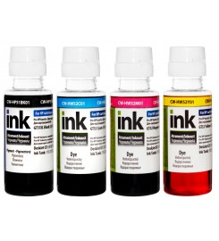 Комплект чернил ColorWay HP HP51/HW52 BK/C/M/Y 4x100 мл / CW-HP51/HW52SET01