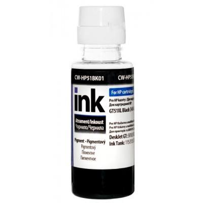 Чернила, краска ColorWay HP HP51 Black pigment Пигментные 100 мл / CW-HP51BK01 Чернила, краска ColorWay HP HP51 Black pigment Пигментные 100 мл / CW-HP51BK01