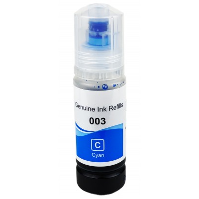 Чернила, краска Ink Refills Epson L1110 / L1118 / L3100 / L3101 / L3106 / L3110 / L3115 Cyan 70 мл / 003-C Чернила, краска Ink Refills Epson L1110 / L1118 / L3100 / L3101 / L3106 / L3110 / L3115 Cyan 70 мл / 003-C