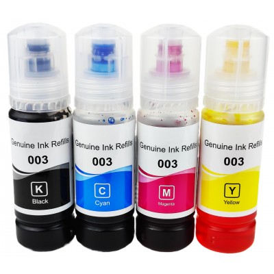 Комплект чернил Ink Refills Epson L1110 / L1118 / L3100 / L3101 / L3106 / L3110 Bk,C,M,Y 4*70 мл / 003-K Комплект чернил Ink Refills Epson L1110 / L1118 / L3100 / L3101 / L3106 / L3110 Bk,C,M,Y 4*70 мл / 003-K