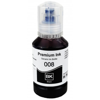 Чернила, краска Premium Ink Epson L6460 / L6490 / L6550 / L11160 / L15140 / L15180 Black 127 мл / 008-Bk Чернила, краска Premium Ink Epson L6460 / L6490 / L6550 / L11160 / L15140 / L15180 Black 127 мл / 008-Bk