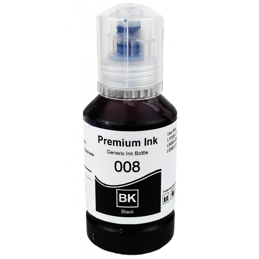 Чернила, краска Premium Ink Epson L6460 / L6490 / L6550 / L11160 / L15140 / L15180 Black 127 мл / 008-Bk с быстрой доставкой