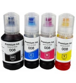 Комплект чернил Premium Ink Epson L6460 / L6490 / L6550 / L11160 / L15140 B/C/M/Y 127мл 3*70 мл / 008-K