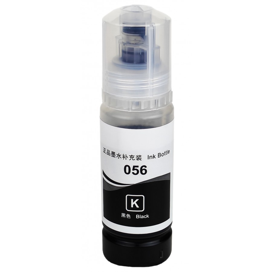Чорнило, фарба Ink Bottle для Epson L8050 / L18050 / ET-18100 Black Водорозчинні 70 мл / E056-B з швидкою доставкою