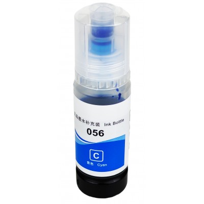 Чорнило, фарба Ink Bottle для Epson L8050 / L18050 / ET-18100 Cyan Водорозчинні 70 мл / E056-C Чорнило, фарба Ink Bottle для Epson L8050 / L18050 / ET-18100 Cyan Водорозчинні 70 мл / E056-C