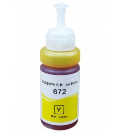 Чорнило, фарба Ink Bottle для Epson L B XP S SX C CX BX TX PX R RX WF Yellow Водорозчинні 70 мл / E672ELY