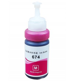 Чернила, краска Ink Bottle для Epson L B XP S SX C CX BX T TX PX RX WF Magenta Водорастворимые 70 мл / E674ELM