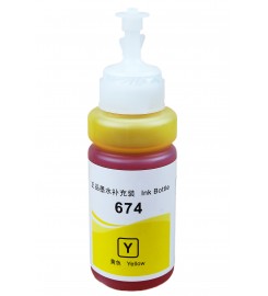 Чернила, краска Ink Bottle для Epson L B XP S SX C CX BX T TX PX RX WF Yellow Водорастворимые 70 мл / E674ELY