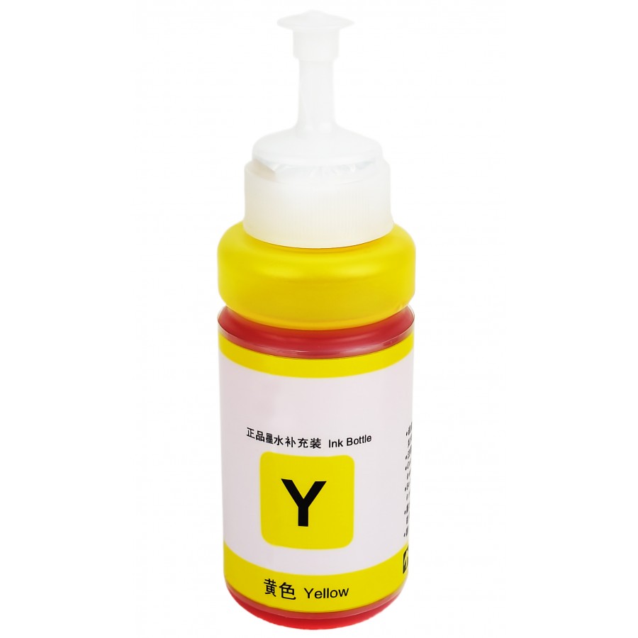 Чернила, краска Ink Bottle для Epson L605 / L655 / L1455 / T7741 / T8591 / Yellow Водорастворимые 70 мл / E859-Y с быстрой доставкой