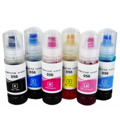 Комплект чорнила Ink Bottle для Epson L8050 / L18050 / ET-18100 Водорозчинні 6x70 мл B/C/M/Y/LC/LM / SETE056-K