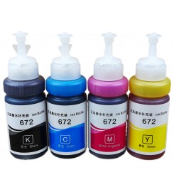 Комплект чорнил Ink Bottle 672 для Epson L 4х70грам B/C/M/Y / SETE674103
