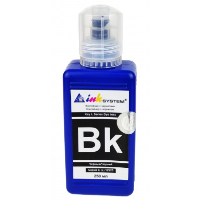 Світлостійке чорнило InkSystem для Epson Black Водорозчинні 250 мл / I12925KEYBk