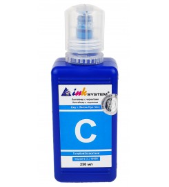 Світлостійке чорнило InkSystem для Epson Cyan Водорозчинні 250 мл / I12926KEYC