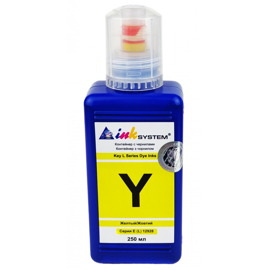 Светостойкие чернила InkSystem для Epson Yellow Водорастворимые 250 мл / I12928KEYY с быстрой доставкой