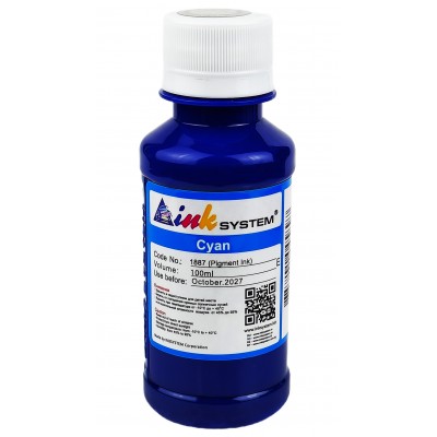 Чорнило, фарба InkSystem для Epson L B XP S SX C CX BX T TX P PX RX WF Cyan Пігментні 100 мл I1887ELC Чорнило, фарба InkSystem для Epson L B XP S SX C CX BX T TX P PX RX WF Cyan Пігментні 100 мл I1887ELC