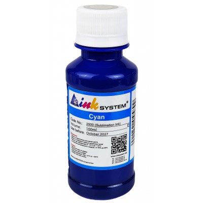 Сублимационные чернила InkSystem для Epson Cyan 100 мл / I2000ELC Сублимационные чернила InkSystem для Epson Cyan 100 мл / I2000ELC