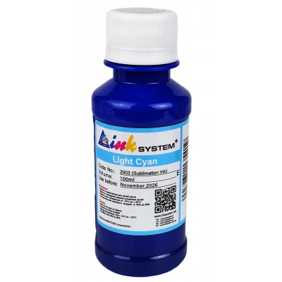 Сублимационные чернила InkSystem для Epson Light Cyan 100 мл / I2003ELLC Сублимационные чернила InkSystem для Epson Light Cyan 100 мл / I2003ELLC