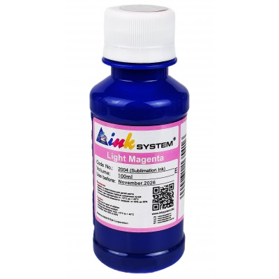 Сублимационные чернила InkSystem для Epson Light Magenta 100 мл / I2004ELLM Сублимационные чернила InkSystem для Epson Light Magenta 100 мл / I2004ELLM